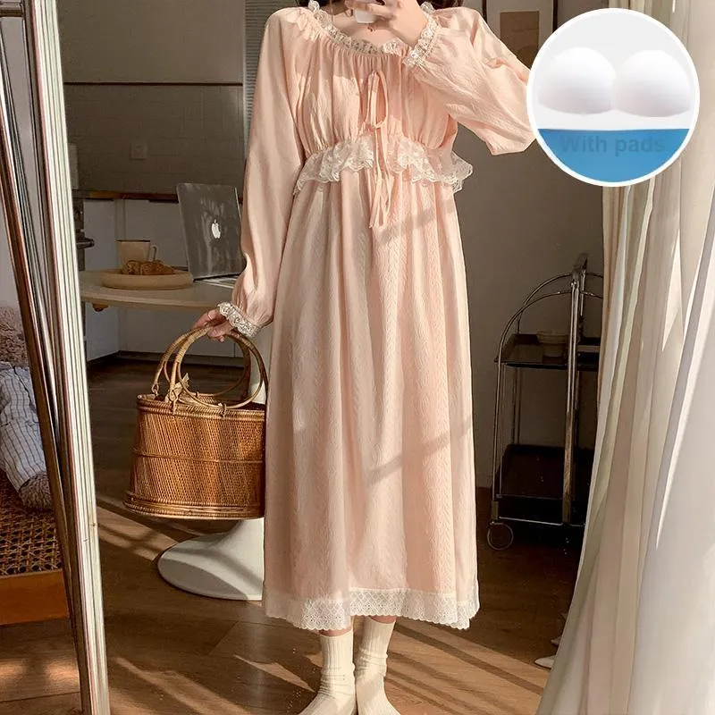 Sleeping Beauty Nightgown Women's Pink-5