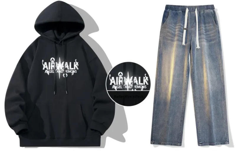 Airwalk Sweatshirt Sets Unisex-35