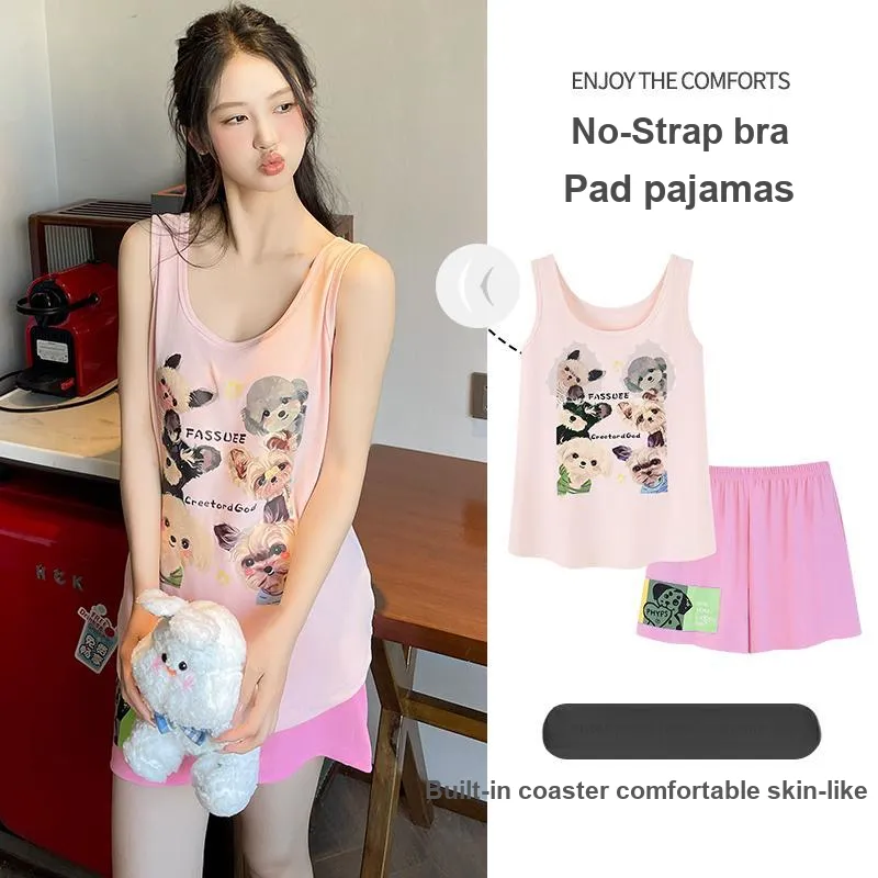 MADALLO Pajama Set Women's Pink-1