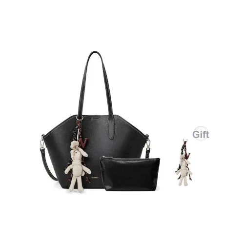 Teenmix Сумка из коровьей кожи Сумка-купе Сумка-тоут Стандартная Женская Коричневый Кофейный Черный