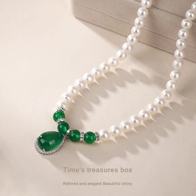 JINLIUFUJIXIANG Pearl Necklaces Unisex-7