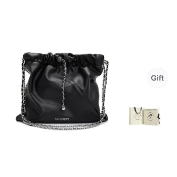 COCOEVA Top Grain Cow Leather Tote Crossbody Bag Shoulder Bag Regular Women's Black
