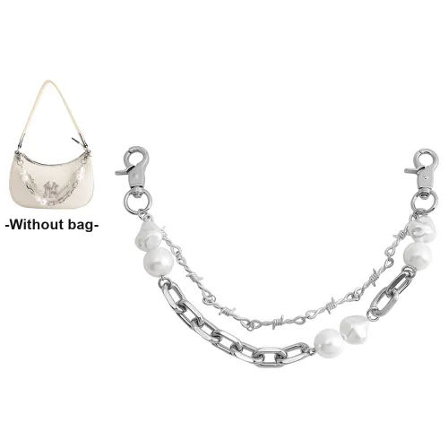 Jingxi Bag Accessories White Pearl Double-Layer Decorative Chain [Not Included In Bag]