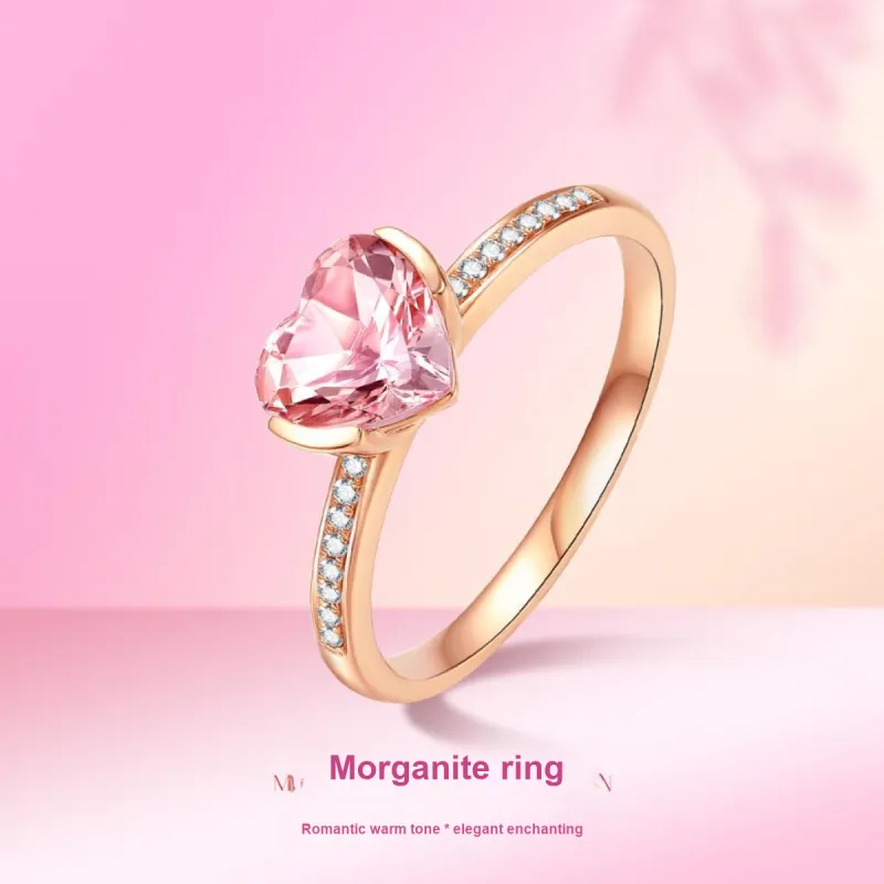 Begoris Morganite Rings Women's-1