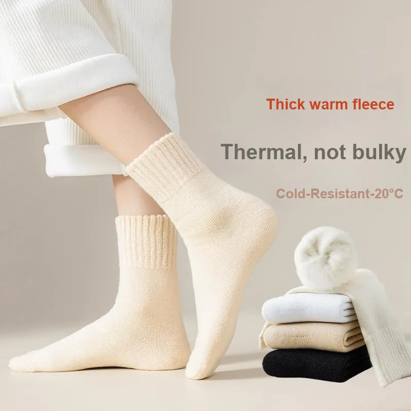 MIIOW Mid Calf Socks Women's Combo Set-5