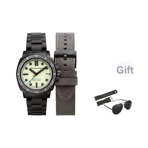 SPINNAKER Автоматический механический механизм Мужские часы HULL Collection 43mm*43mm*14mm Бежевые