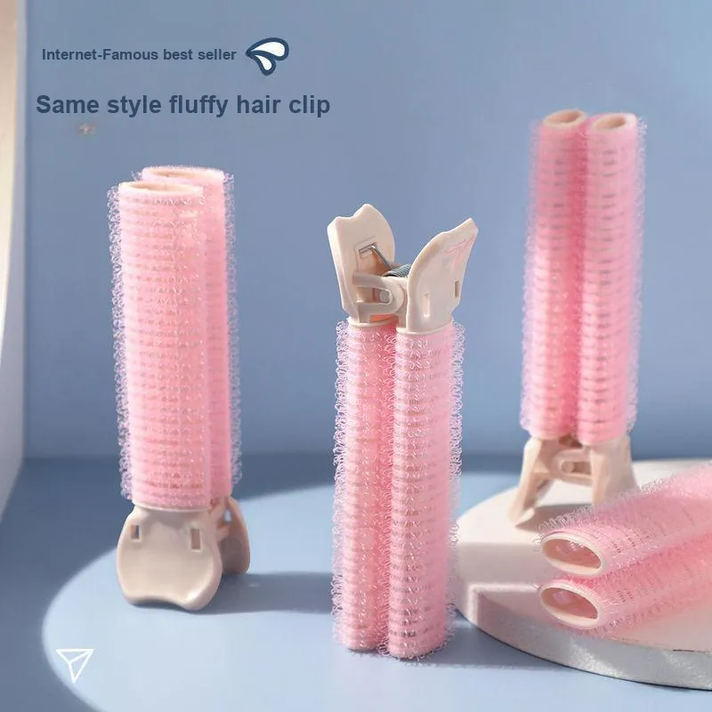 JIAOXUEFEI 3 Root Volumizing Cushion Root Curling Tubes 2 Pcs High Forehead Shaping Hair Clips Bangs Clip Curl-1