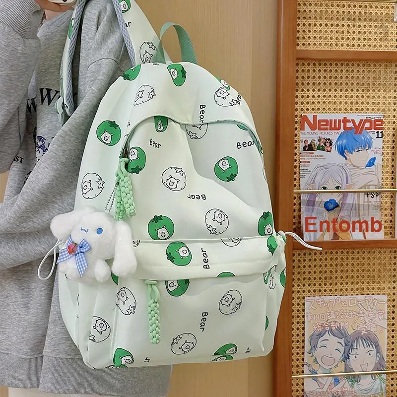 SURELAPTOP Nylon Backpack Women's Multicolor-7
