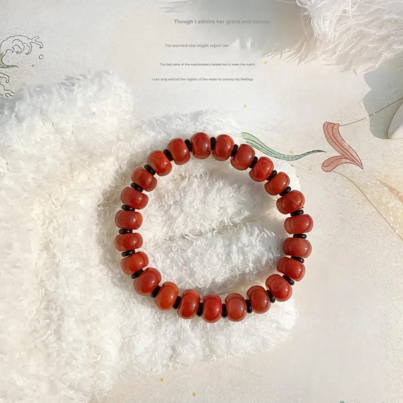 Gu He Southern Red Agate Bracelets Unisex-5