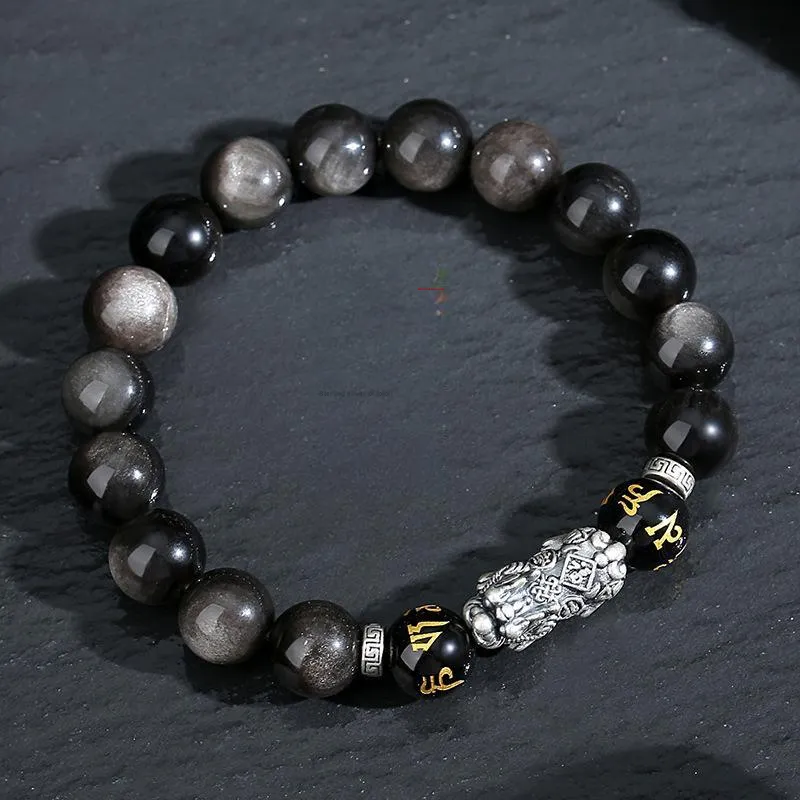 Regalrose Obsidian Bracelets Women's-2