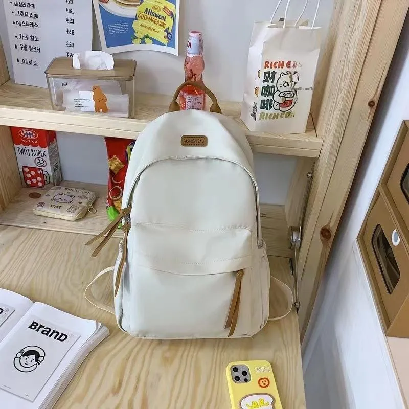 DJ.SPIRIT Nylon Backpack Regular Unisex Black/White-4