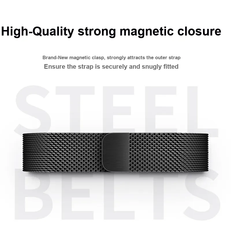Miss Wrist Xiaomi Compatibility Watch Band 135~208mm Stainless Steel Material-2