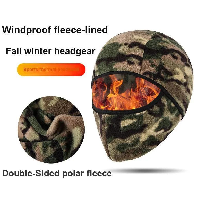 JIEKAI Motorcycle Headgears Polar Fleece Cycling Men's Thermal \ Windproof \ Dust Resistant-2