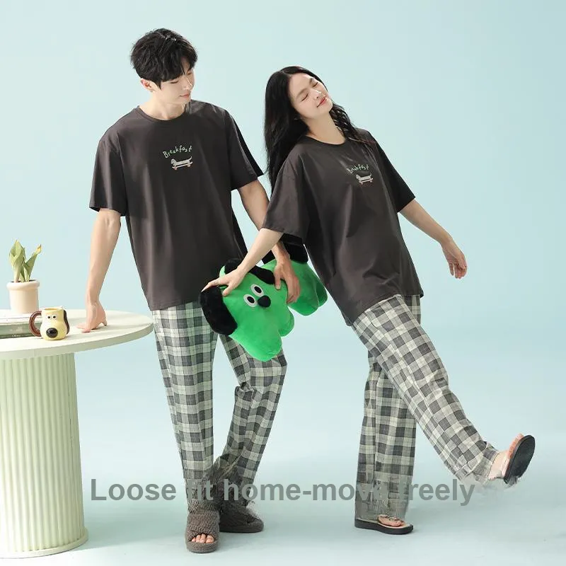 WANANNI Pajama Set Unisex Dark Gray-4