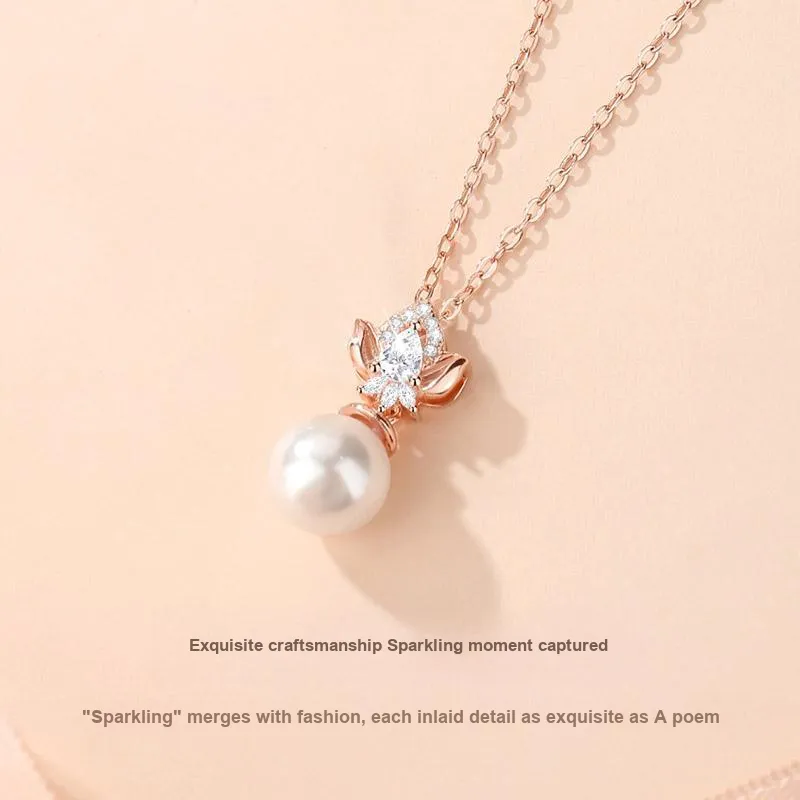 R Z Y S925 Silver Necklaces Women's-4