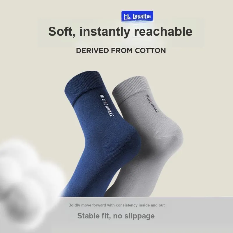 HLA SS23 Mid Calf Socks Men's 5 Pack-17