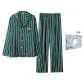 [Blue Box]Green Stripes Fox (Men's Long)