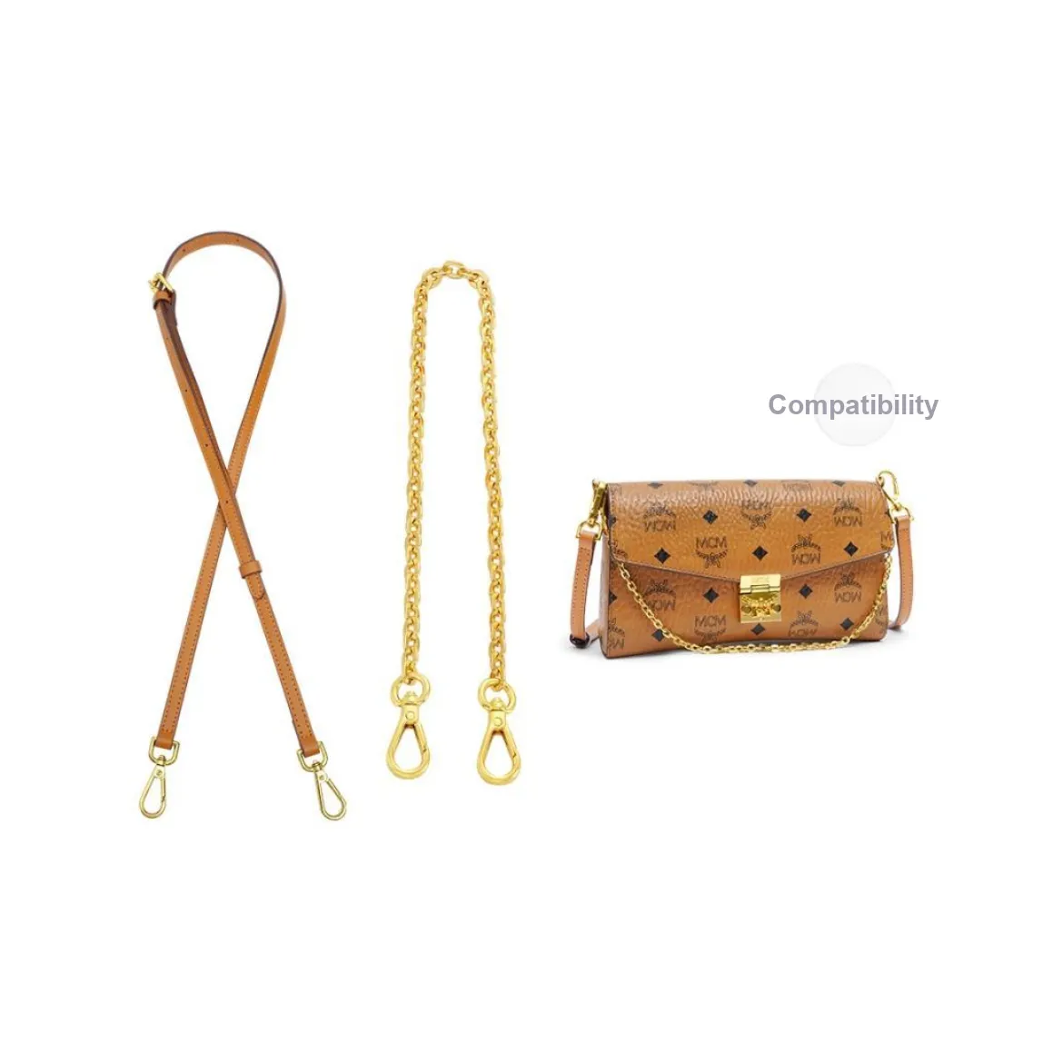 Lan Bao Fan Cow Leather Bag Accessory Women's Earth Yellow Brown
