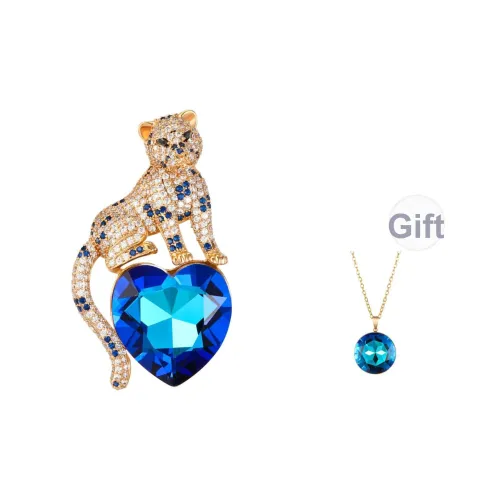 XUPING Искусственный кристалл Броши Унисекс