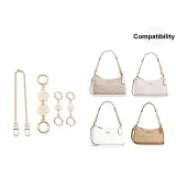 [Gold-Tone Three-Piece Set]Cherry Blossom Chain 13cm+Cherry Blossom Chain 1 Section 2 Pack+Decorative Chain 40cm