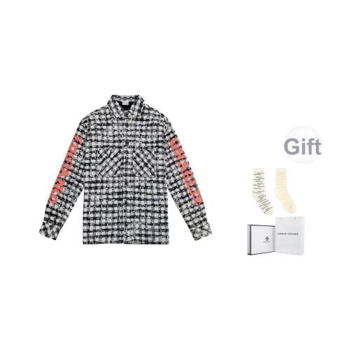 Charlie Luciano Рубашка Унисекс Черно-белая