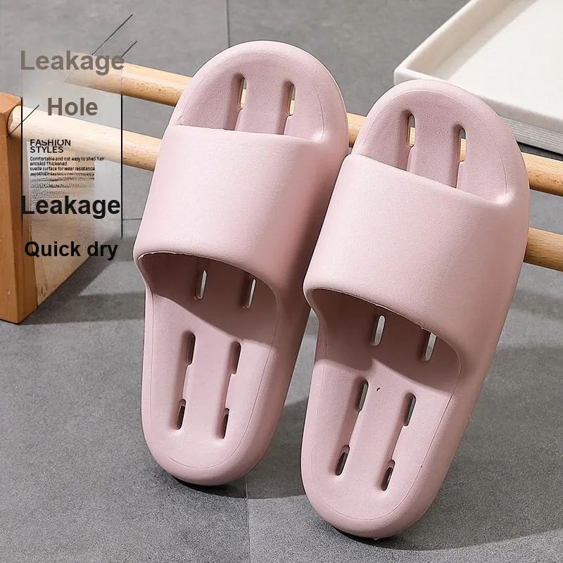 Foot Recreation Summer Bathroom Bathing Anti Slip And Wear Resistant Comfortable Home Slippers, Unisex-4