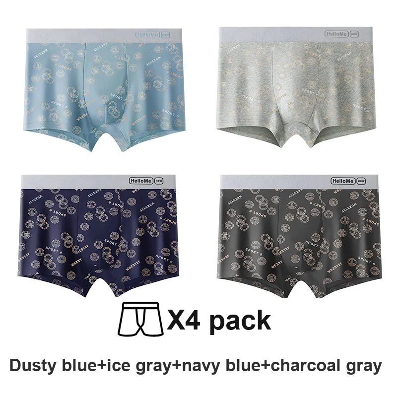 Lan Miao Underpants Men's 4 Pack-11