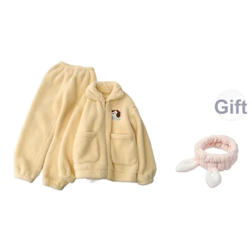 Maultiay Пижамный комплект Осенний и Зимний Женский