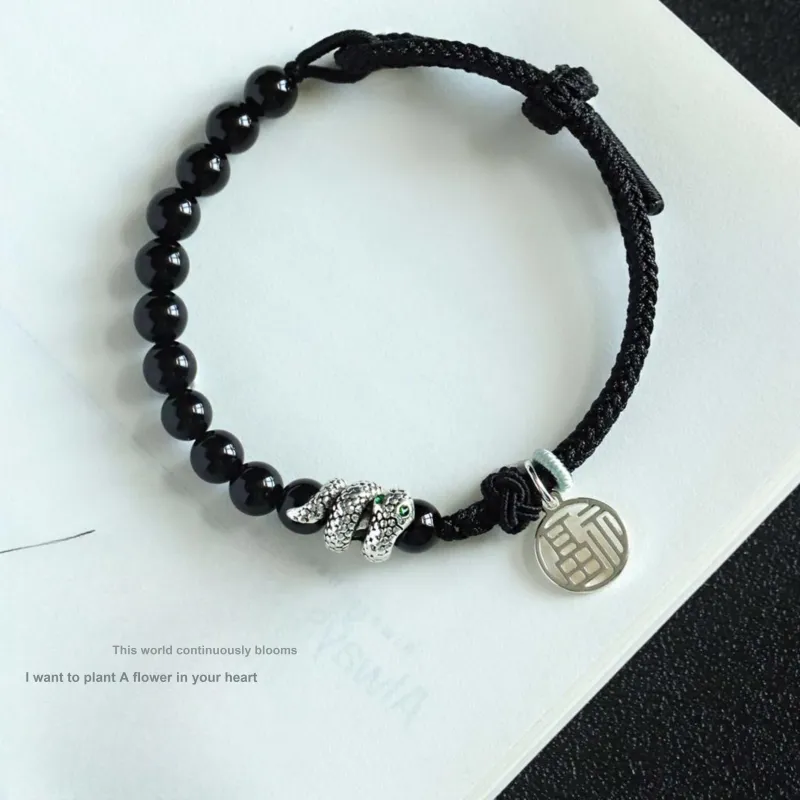 Tanner Agate Jade Bracelets Unisex-5