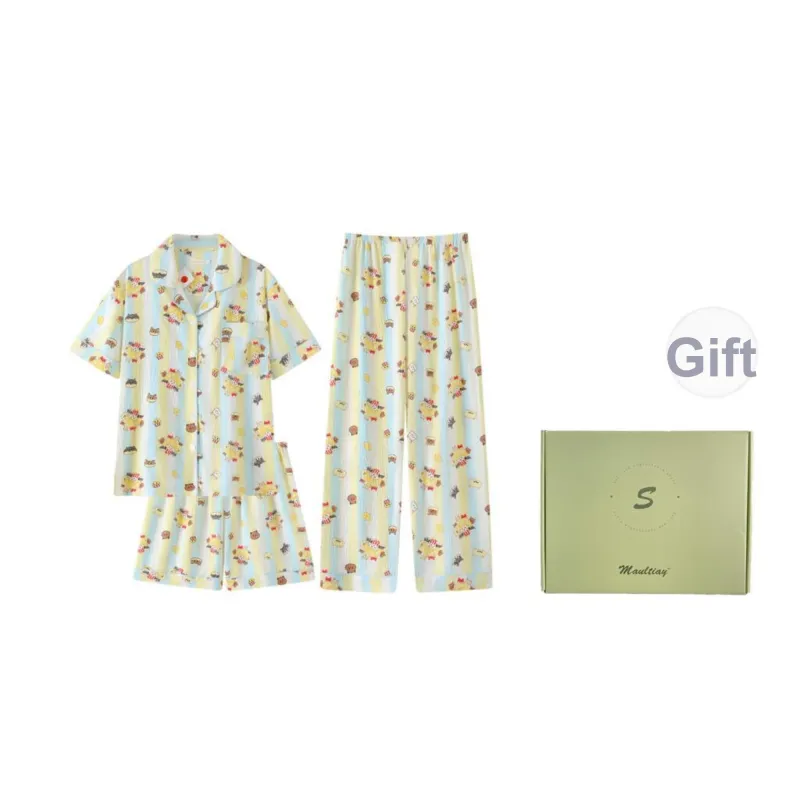 Maultiay Pajama Set Summer Women's Gift Box Set-0