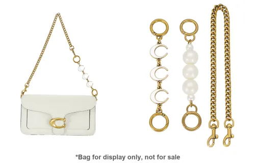 Lan Bao Fan Alloy Bag Accessory Bag Strap Unisex Antique Gold
