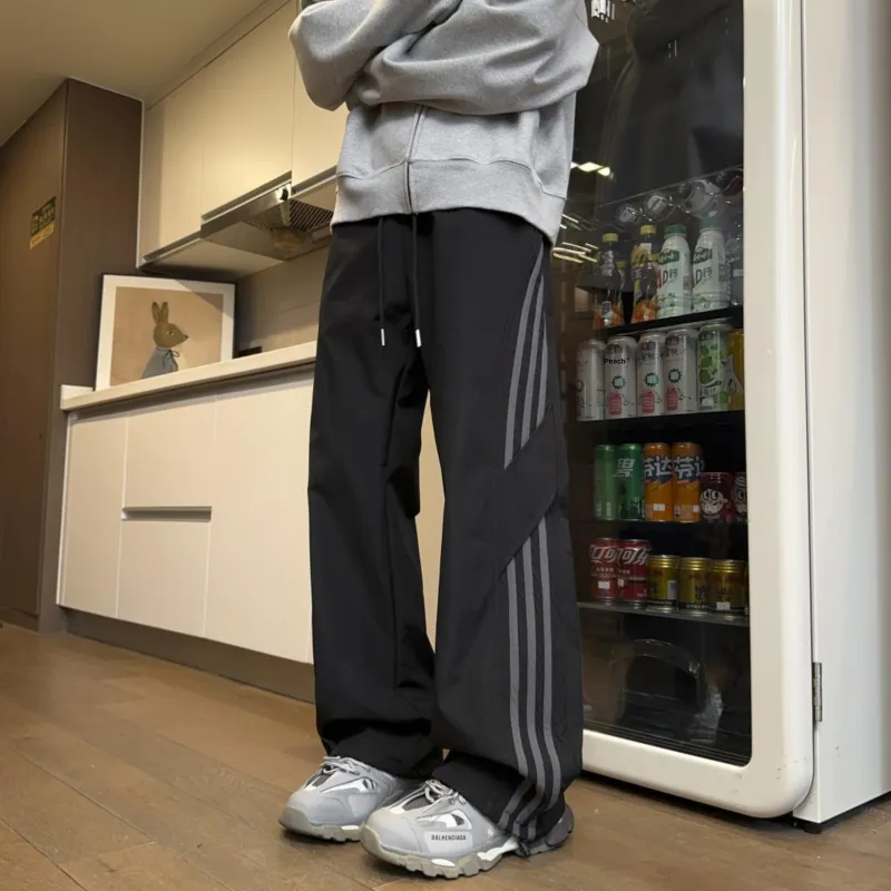 CENPIN Casual Pants Unisex Heather Gray-26