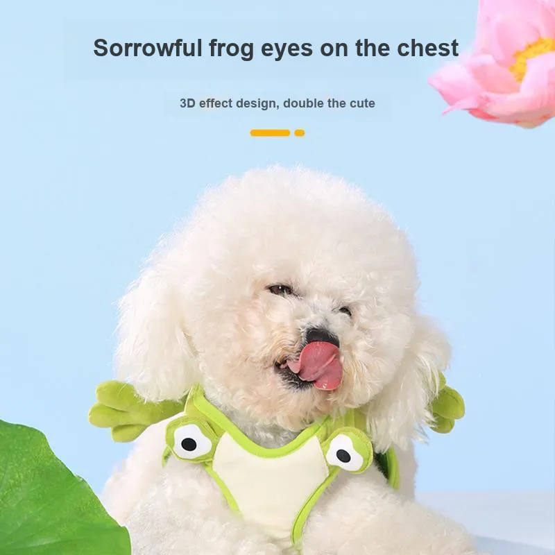 UFBemo Leashes, Summer Solstice Frog Chest And Back Charm-3