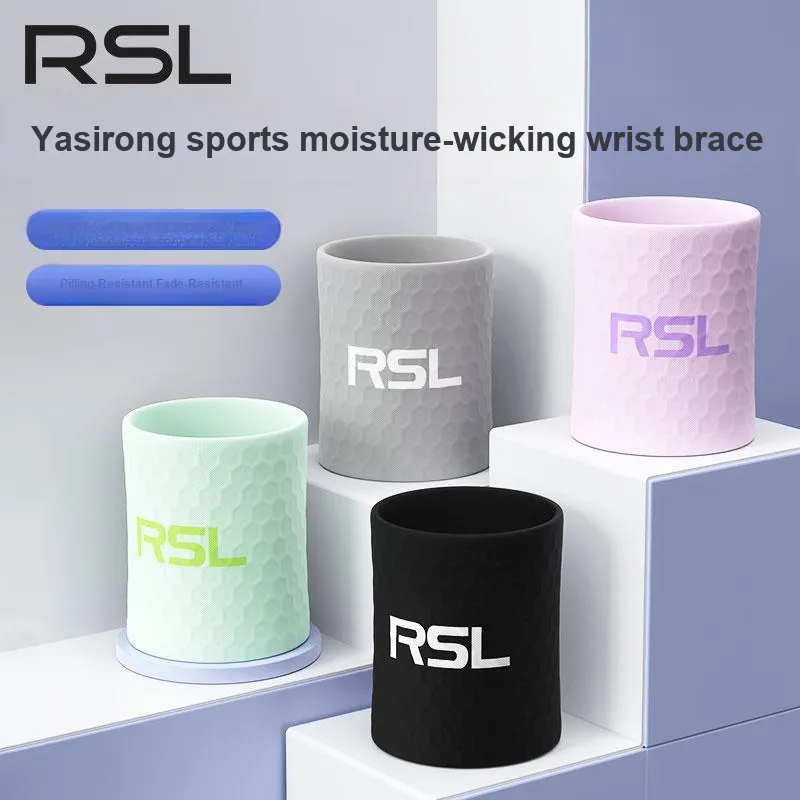 RSL Fitness Sports Wristbands Thermal Compression Breathable Protective Polyamide Unisex Basic Protective Equipment-16