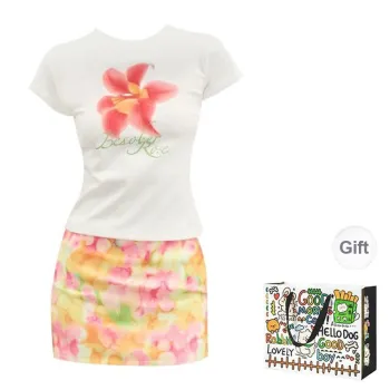 DEDY Two Piece Skirt Sets Women's