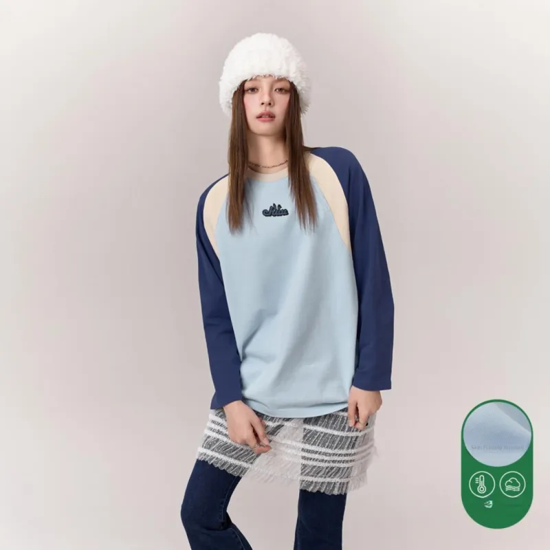CHUU T Shirts Women's Gray Blue-2