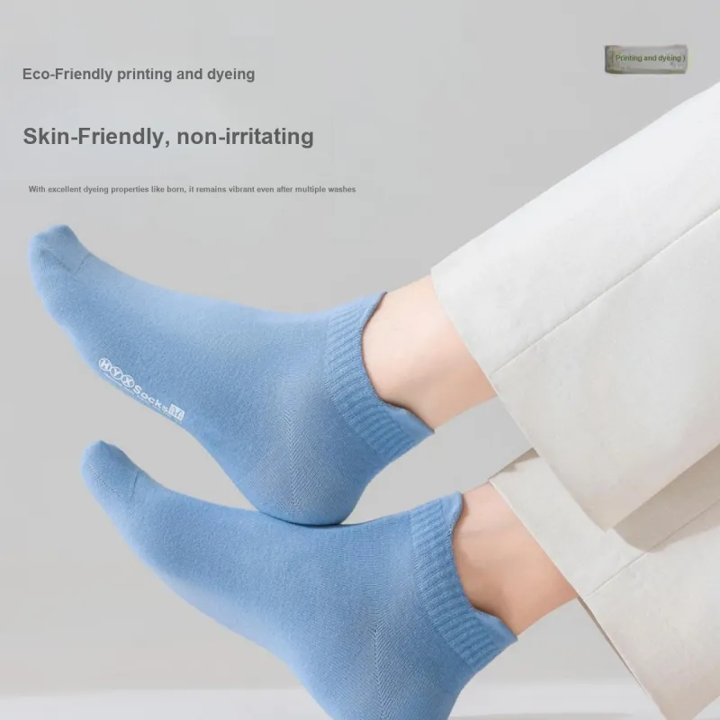 H YXIANG No Show Socks Men's 6 Pack Mixed Color-2