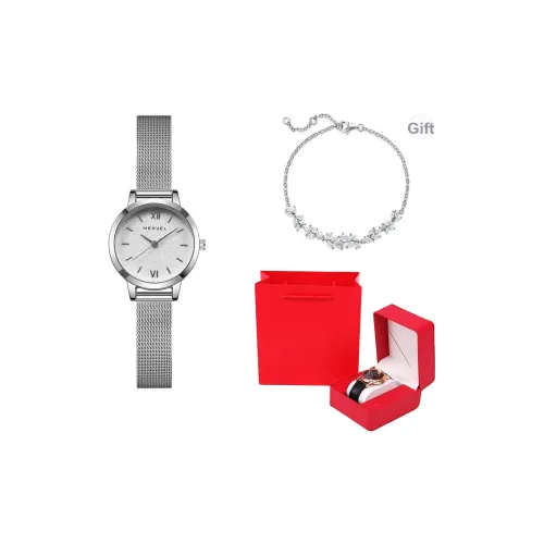 MEXVEL Студенческий GOOD Looking Маленький Гипсофила Наручные часы Япония Кварцевый механизм Стальной ремешок Часы