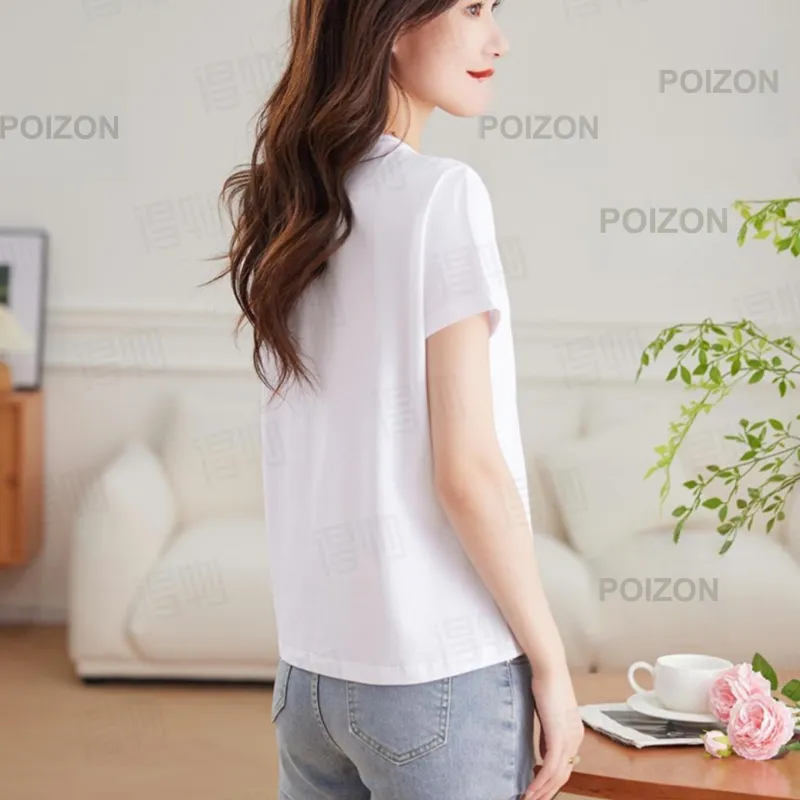 ABBY GODDESS T-Shirts Women's White-5