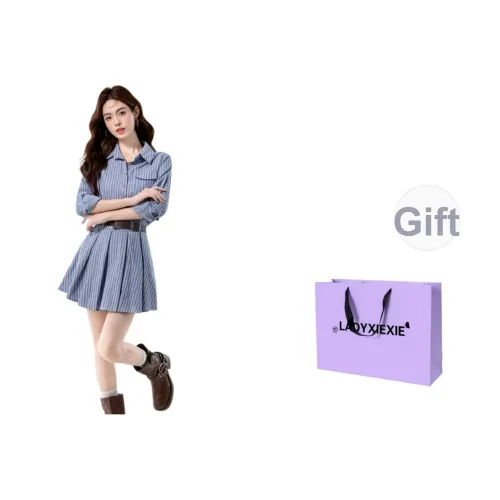 LADYXIEXIE Длинное платье с длинными рукавами женское