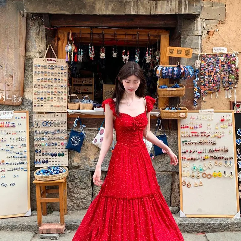 HUINIAN Short Sleeved Dress Women's-5