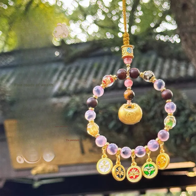 Fei Yu Golden Sandalwood Pendants Unisex-2