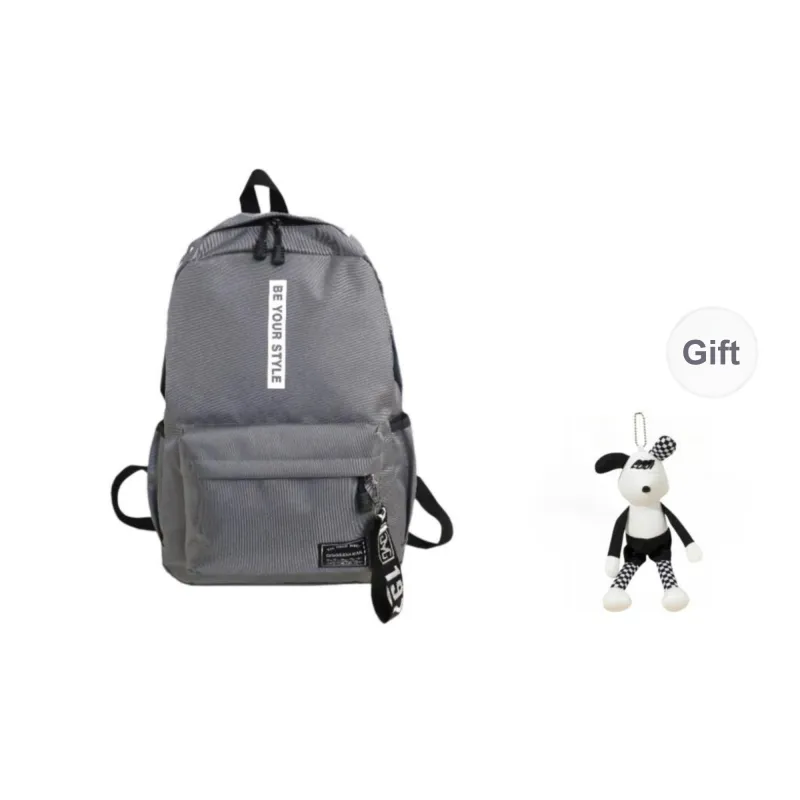 URBAN FOREST Oxford Backpack Unisex Black & Red/Black & Yellow/Light Gray/Dark Gray/Black/Red-13