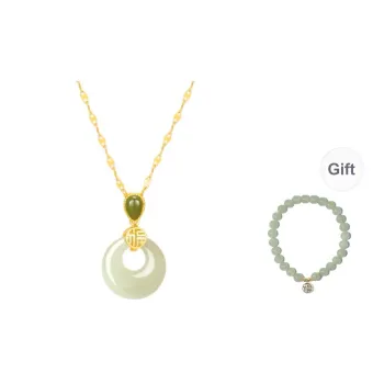 LYUMIN Chalcedony Jade Necklaces Women's