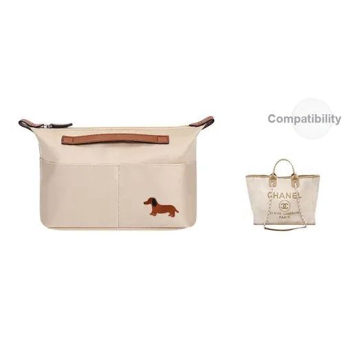 Прилив Сатиновый Вкладыш Сумка Женская Бежевая Кофейная Пыльно-Синяя