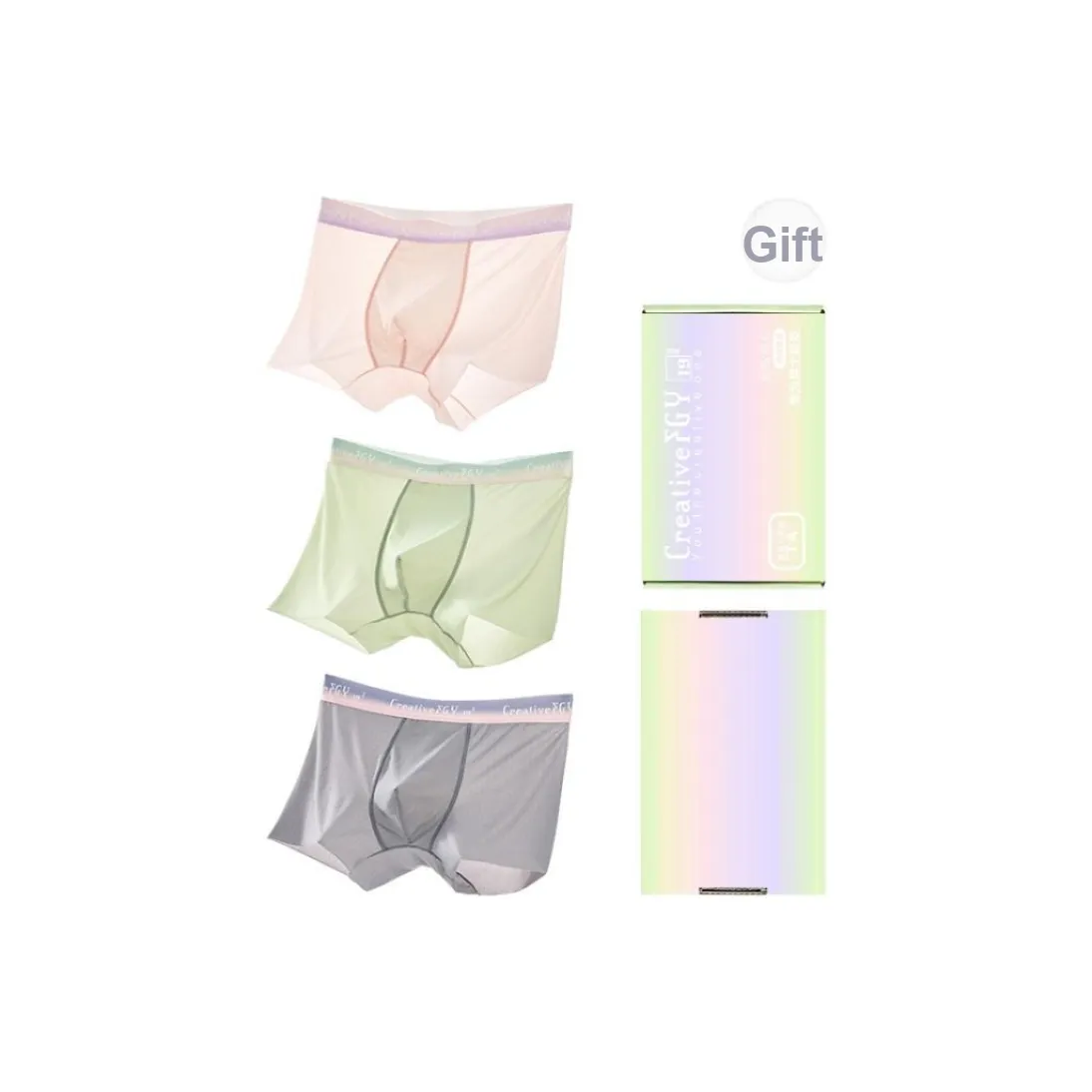Bejirog Underpants Summer Men's 3 Pack