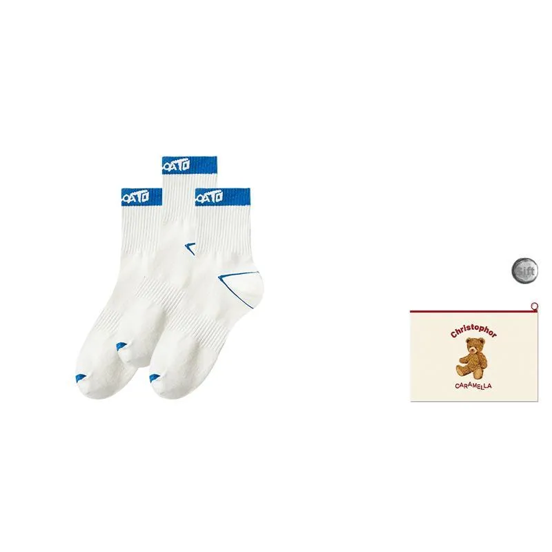 Caramella Mid Calf Socks Men's Shopping Bag Combo Set-6