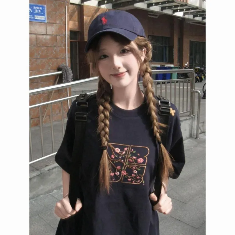 DOKZB T Shirts Women's Black-2