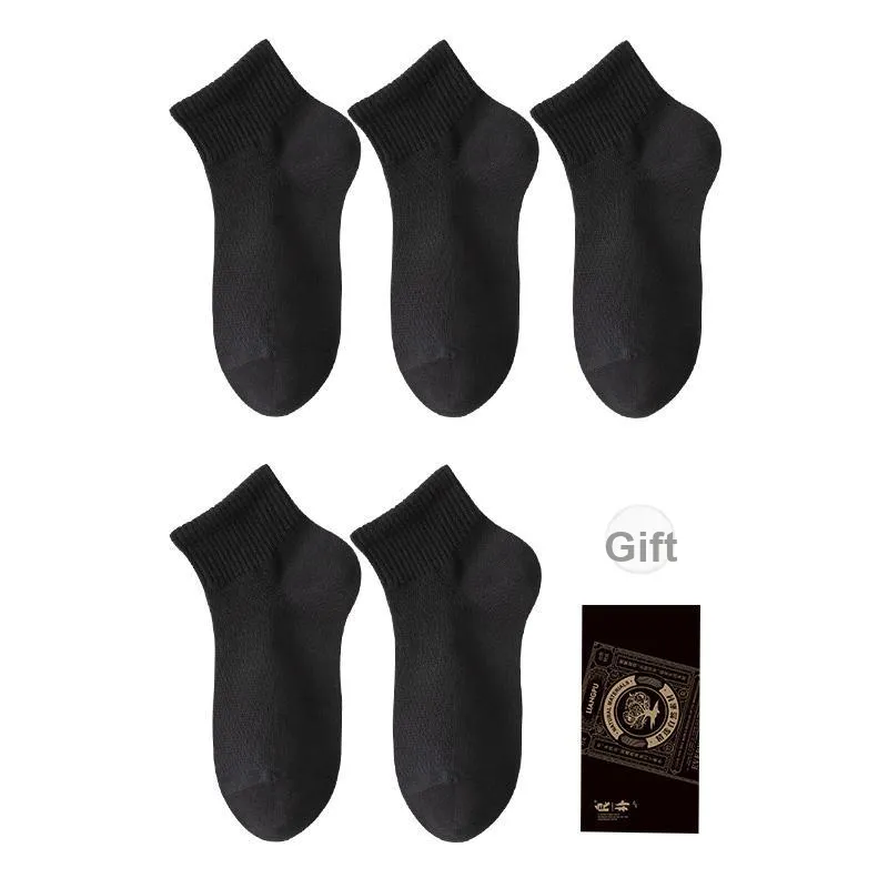 LIANGPU Ankle Socks Women's Box 5 Pack-6