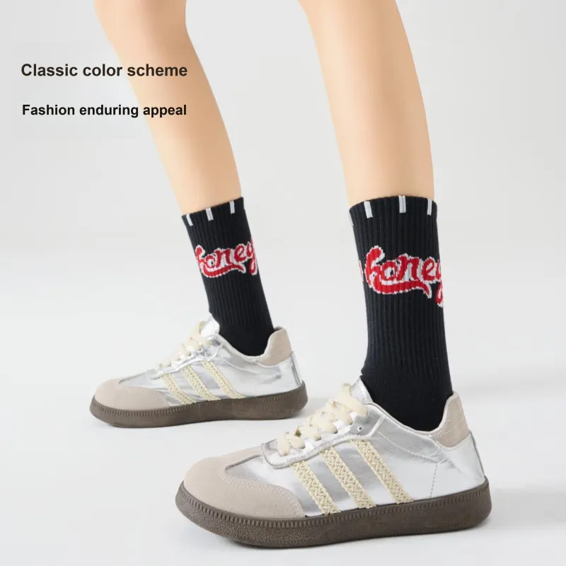 PLAN IN Mid Calf Socks Unisex 5 Pack-6